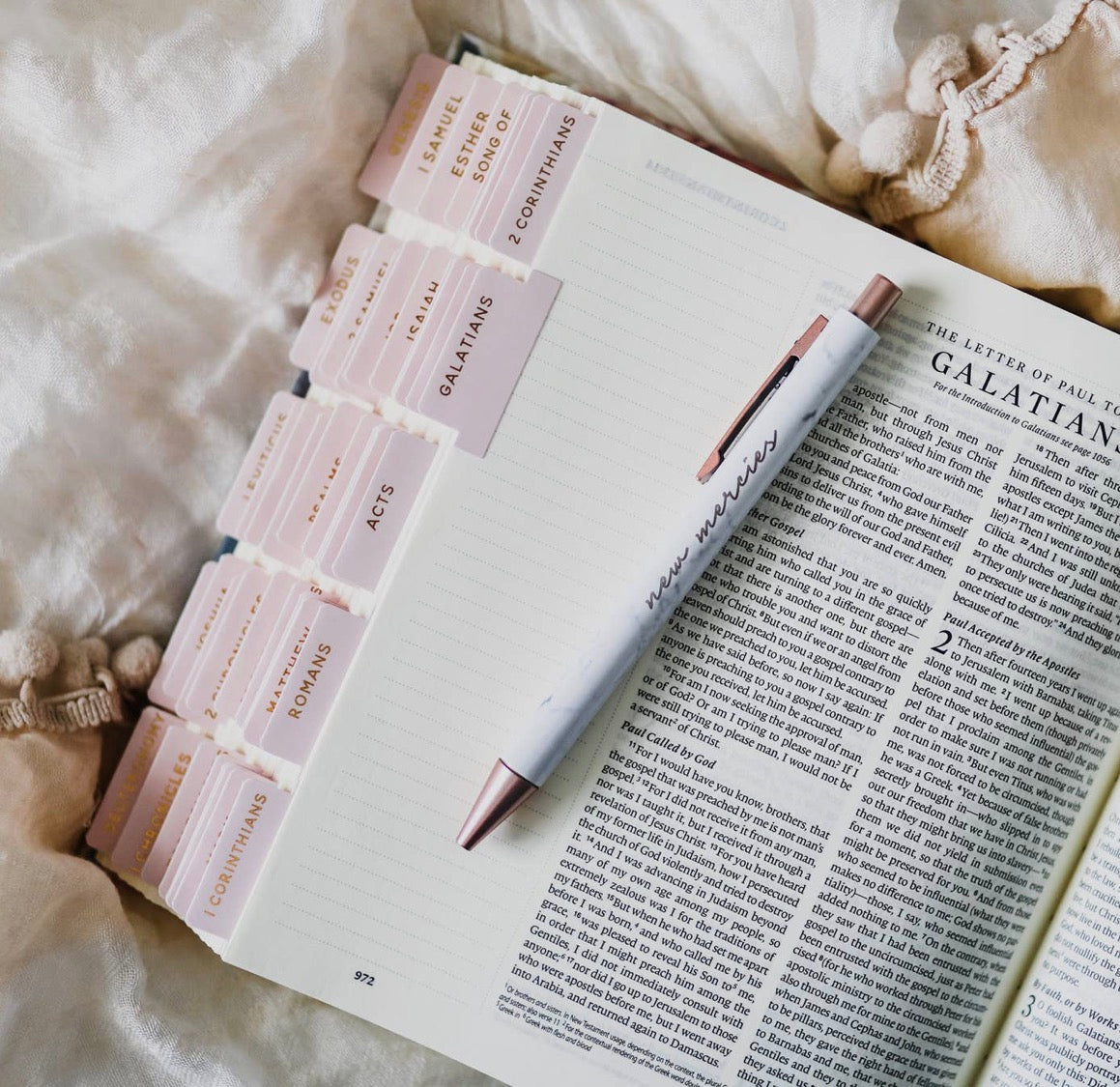 Blush Bible Tabs