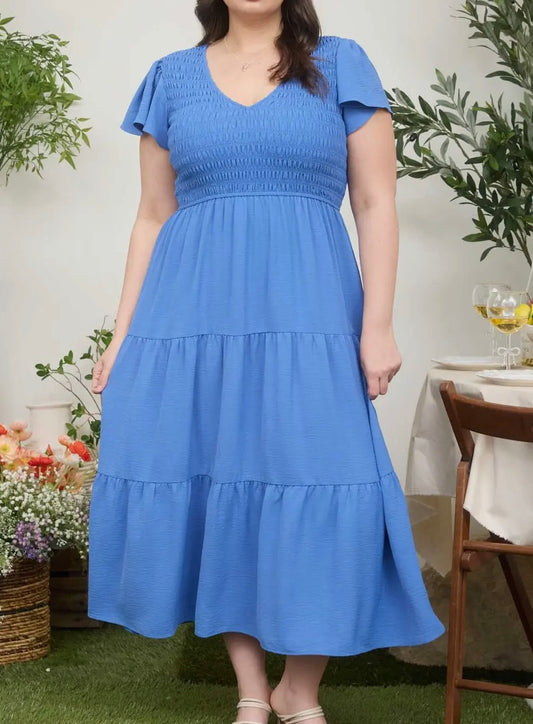 Flutter Sleeve Dress