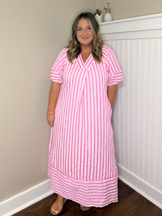 Maxi Pink Dress