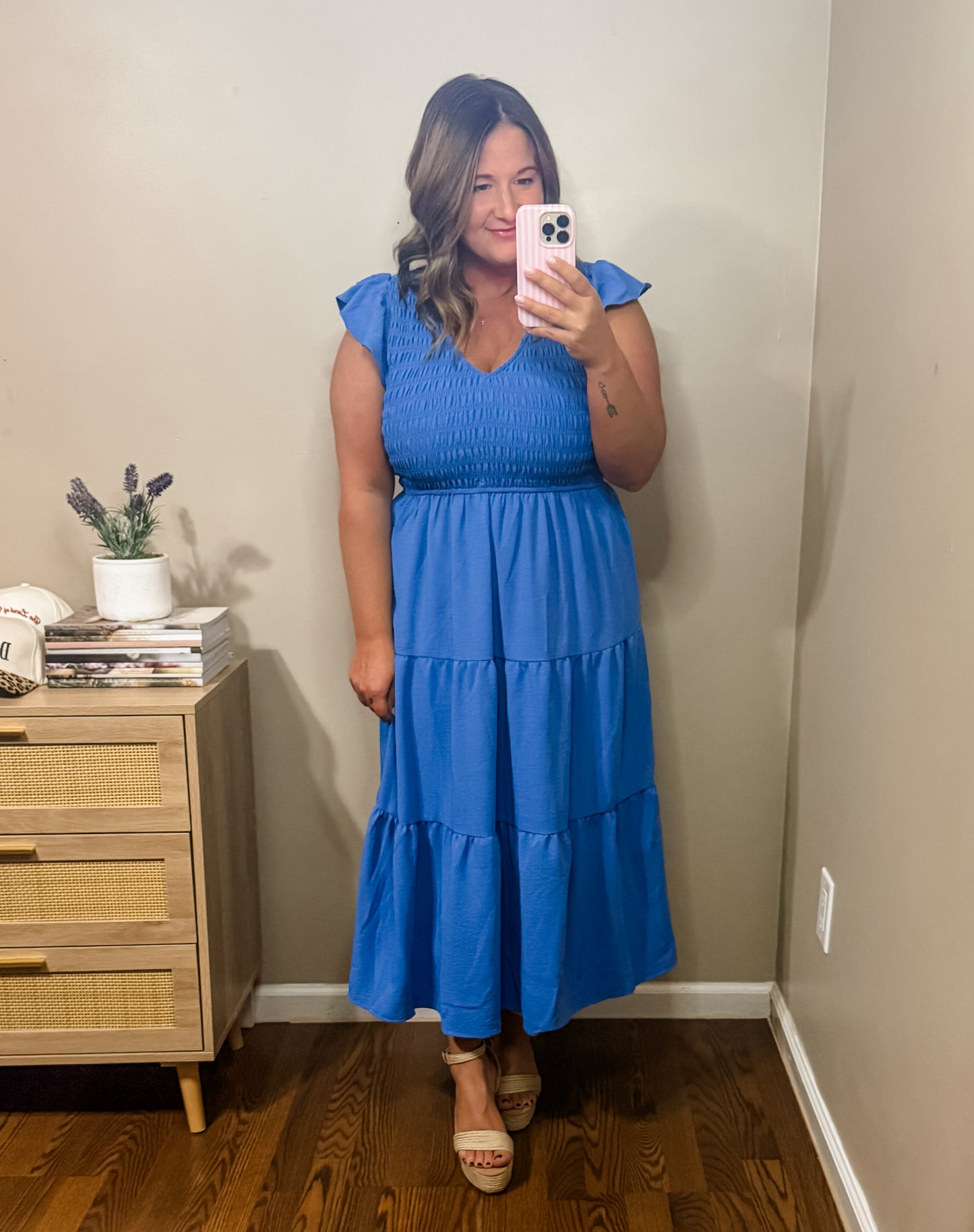 Flutter Sleeve Dress
