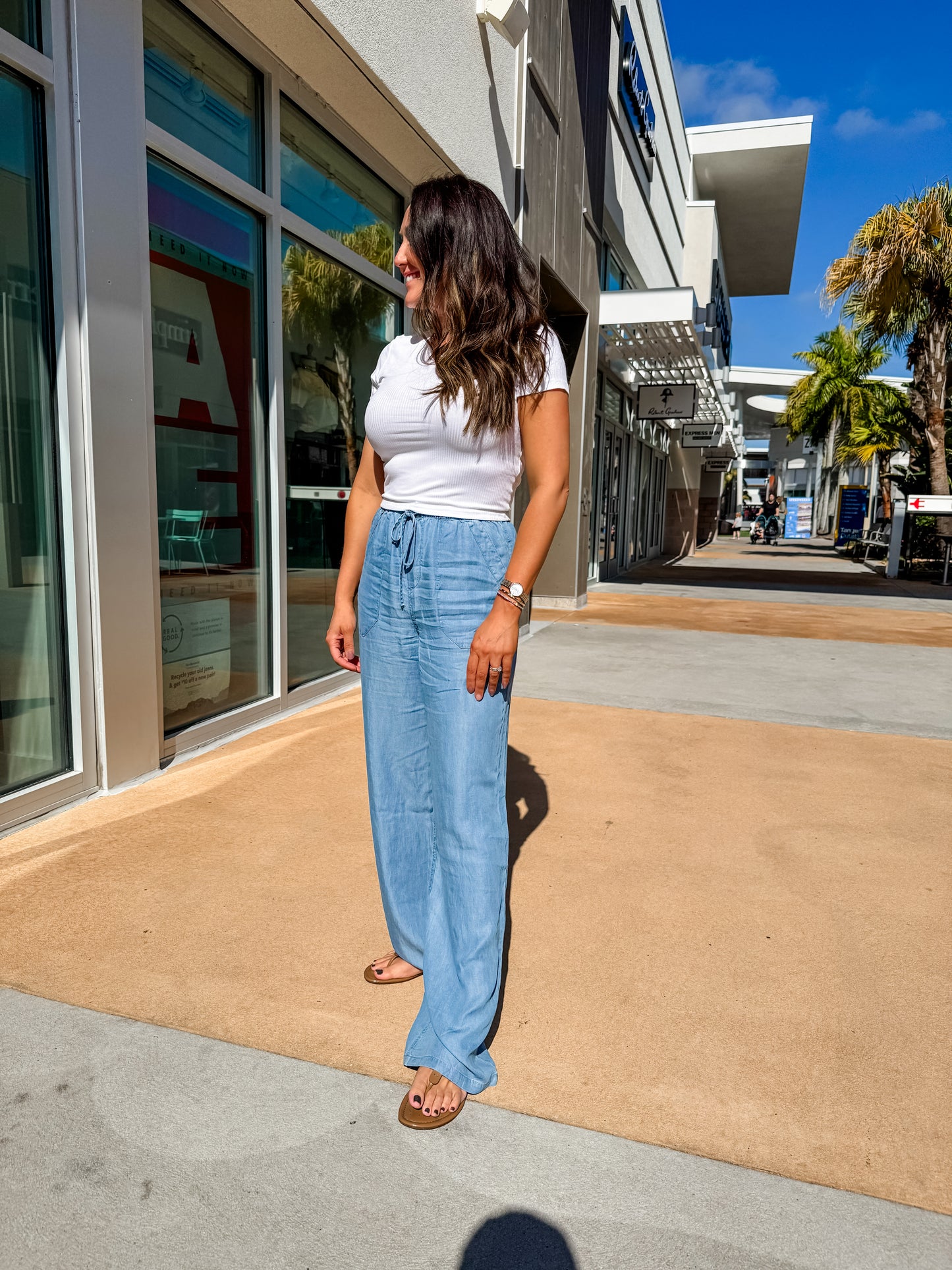 Chambray Lounge Pants