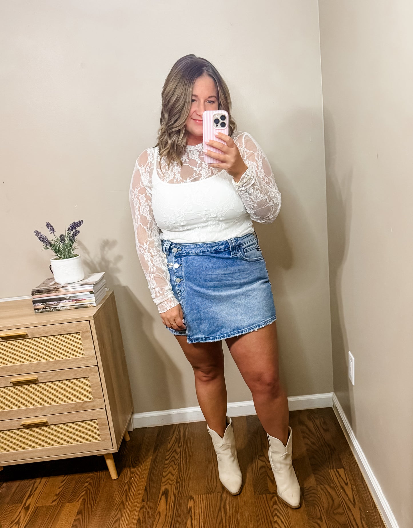 Crossover Waistband Skort