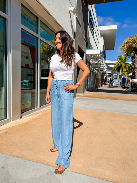 Chambray Lounge Pants