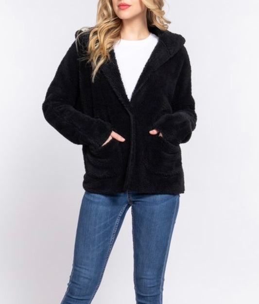 Hooded Sherpa Jacket