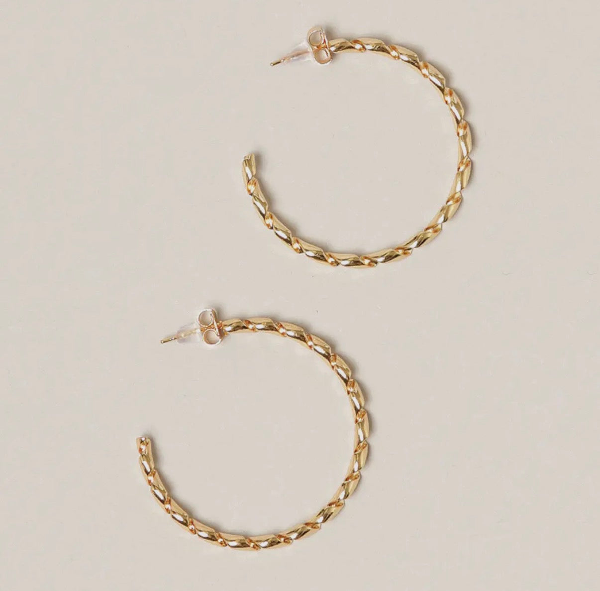 Gold Hoop Earrings