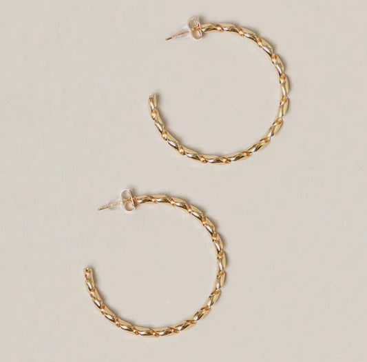 Gold Hoop Earrings