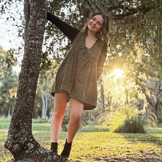 Olive Romper