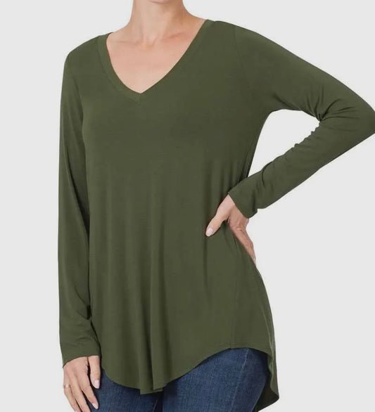 Long Sleeve V-Neck