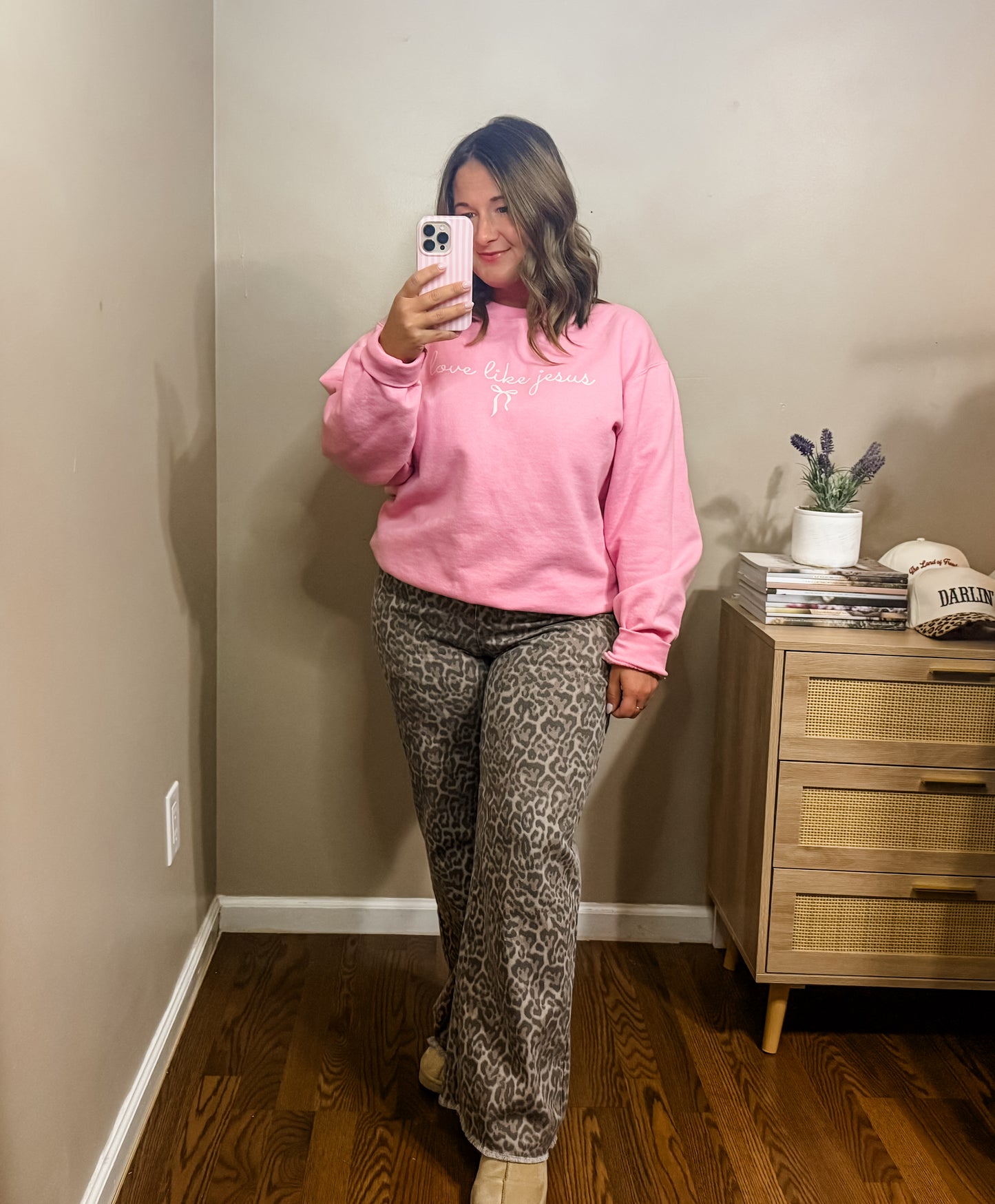 Leopard Wide Leg Pants