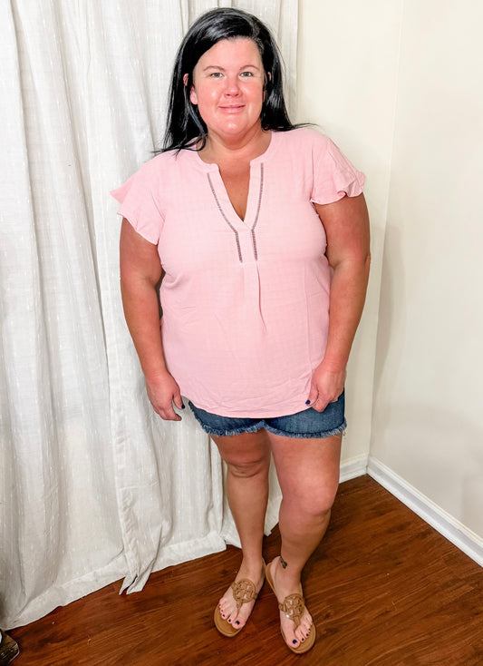 Voluptuous V~Neck Top