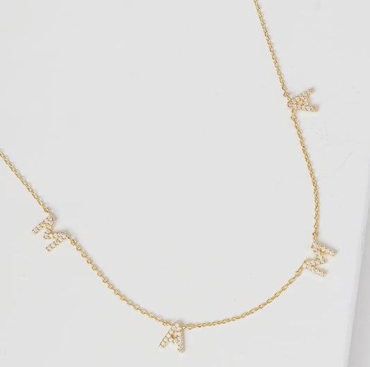 Gold “Mama” Necklace