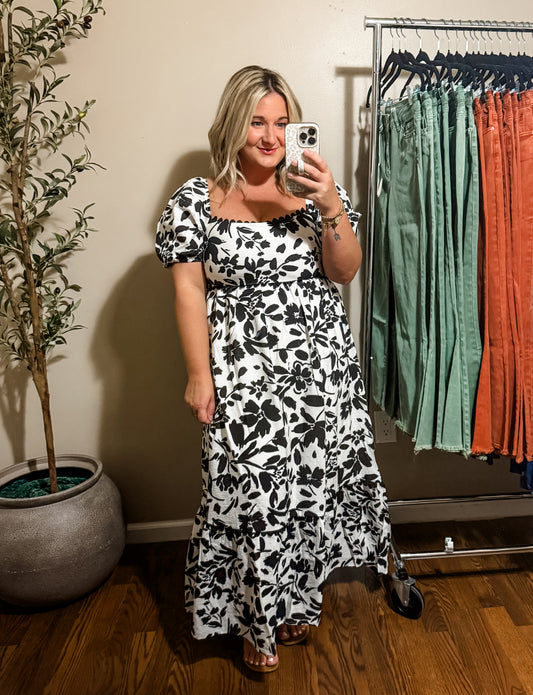 Floral Midi Dress