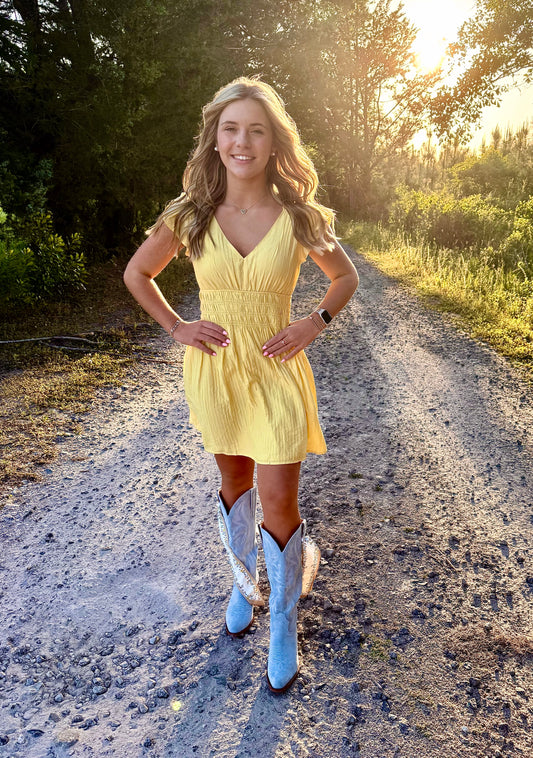 Sunshine Yellow Dress