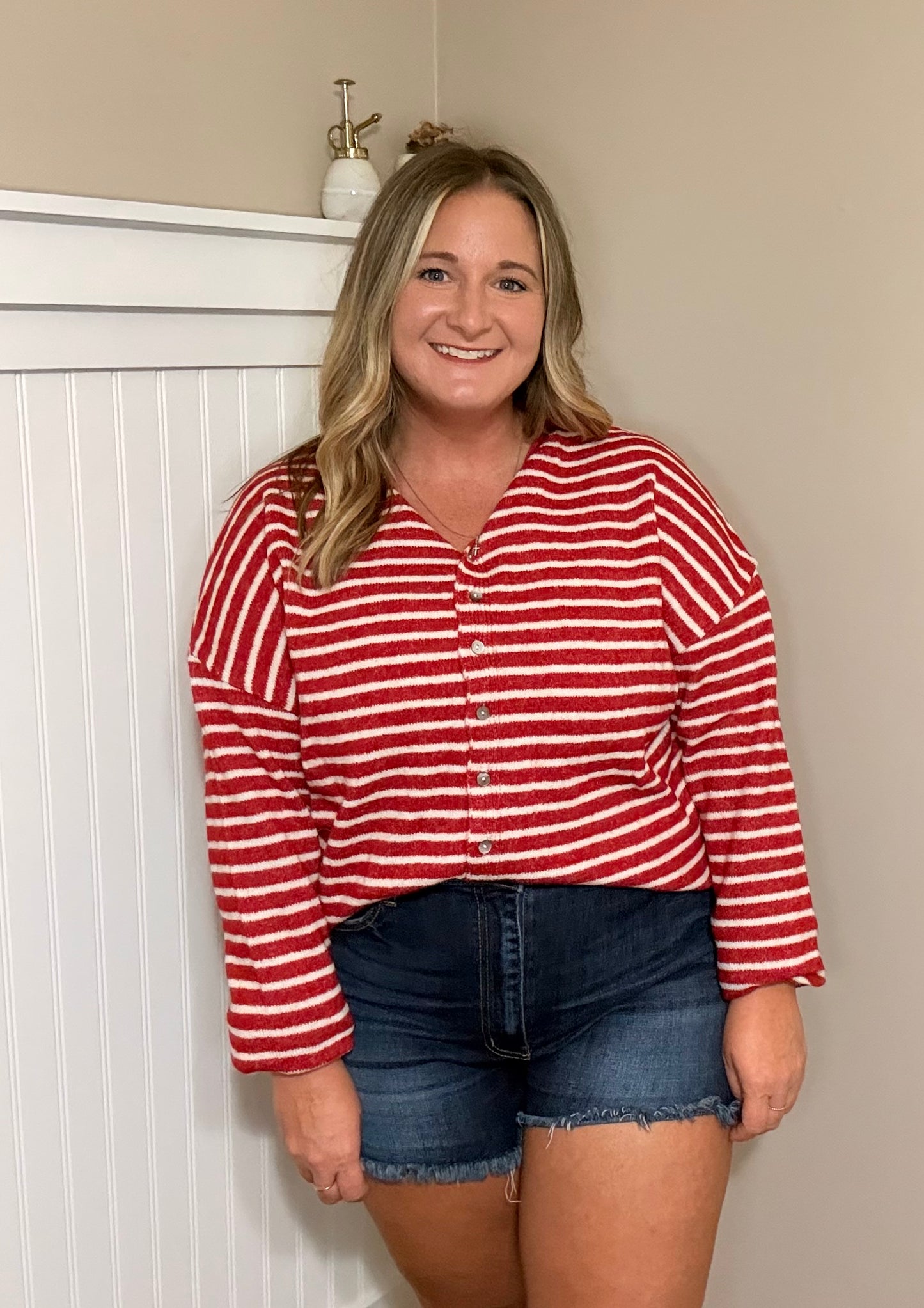 Jesse Cardigan-Red