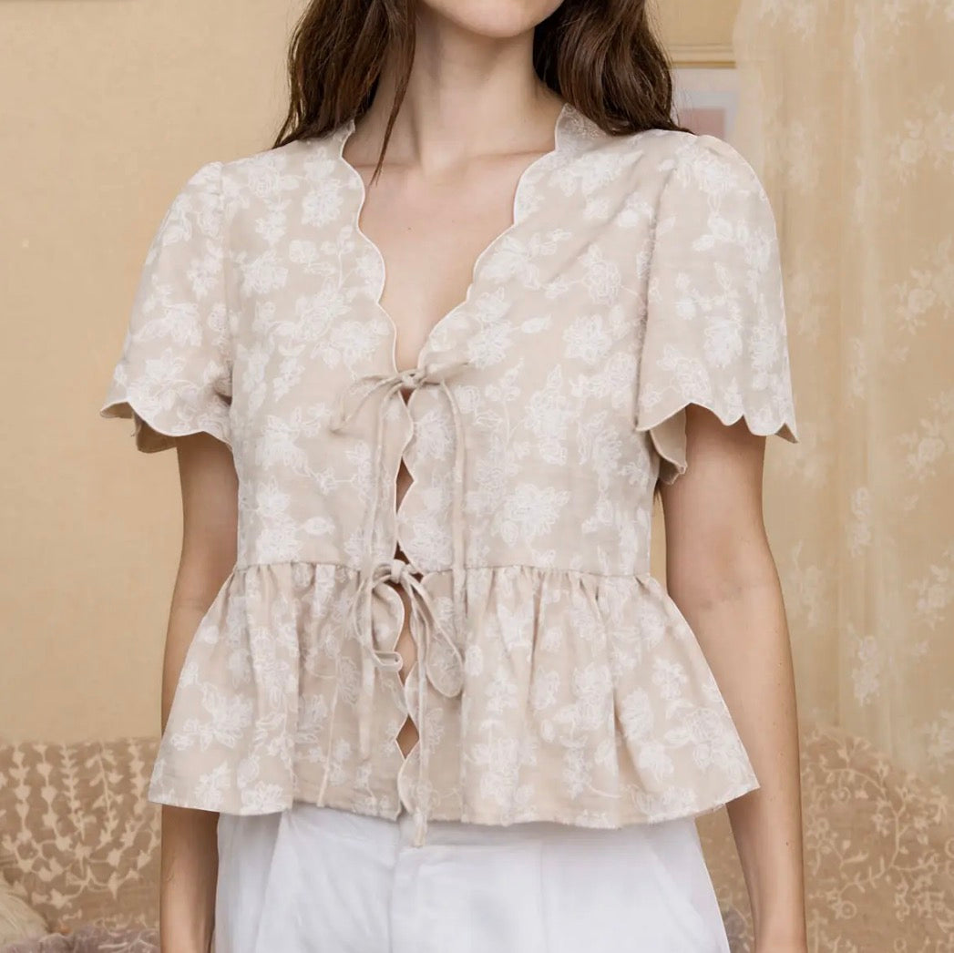 Scalloped Top