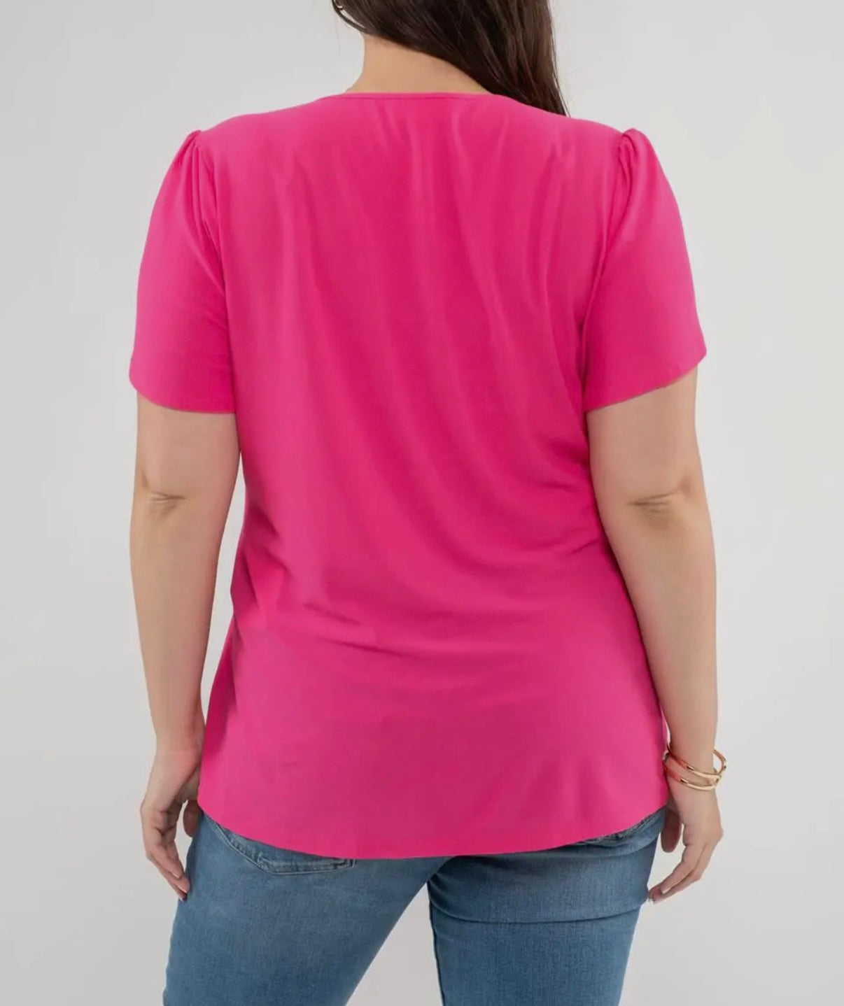 Voluptuous Drape Sleeve Top