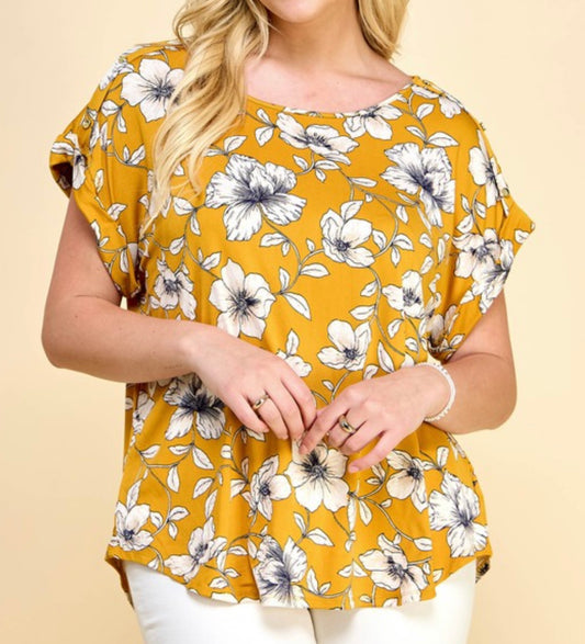 Voluptuous Floral Top