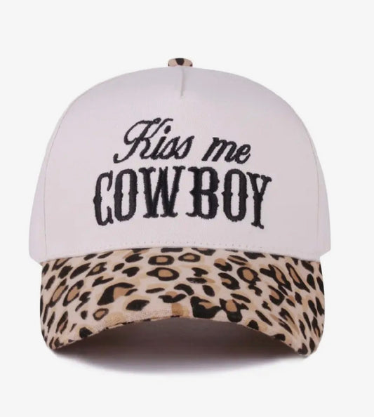 Kiss Me Cowboy Cap