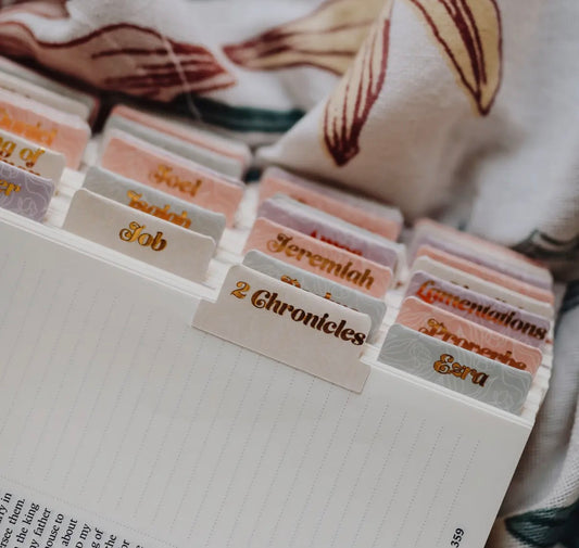 Pastel Floral Bible Tabs