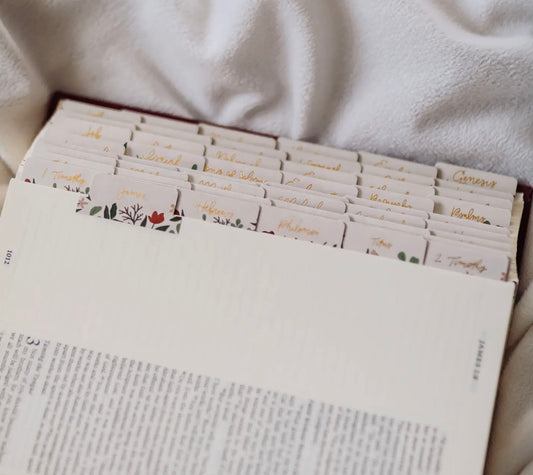 Rust Floral Bible Tabs