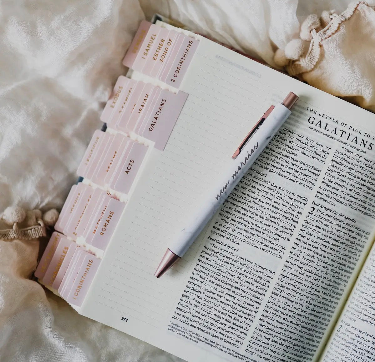 Blush Bible Tabs