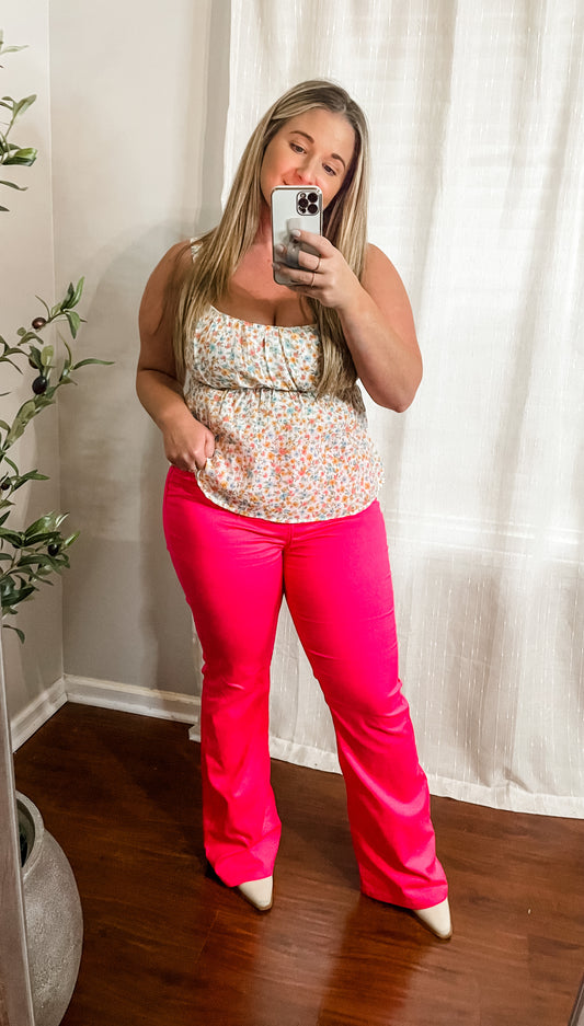 Hot Pink Flares