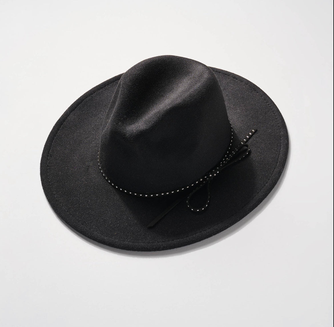 Felt Bow Fedora Hat