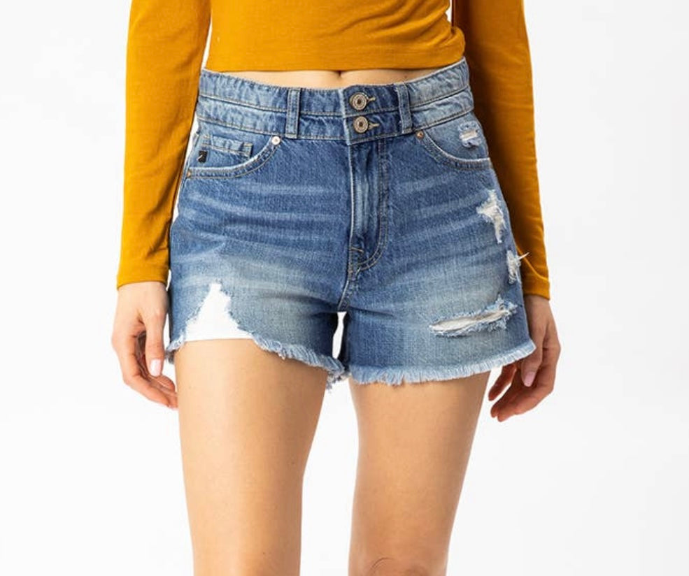 Kancan High Rise Mom Short