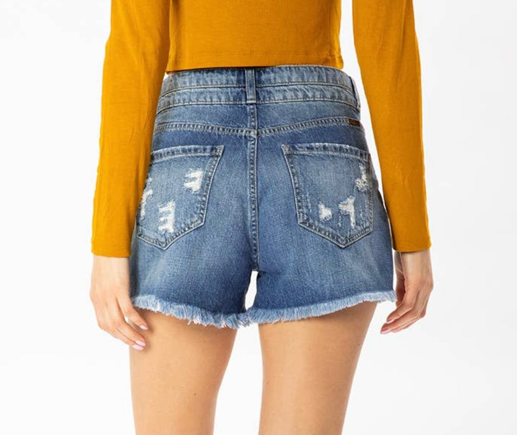 Kancan High Rise Mom Short