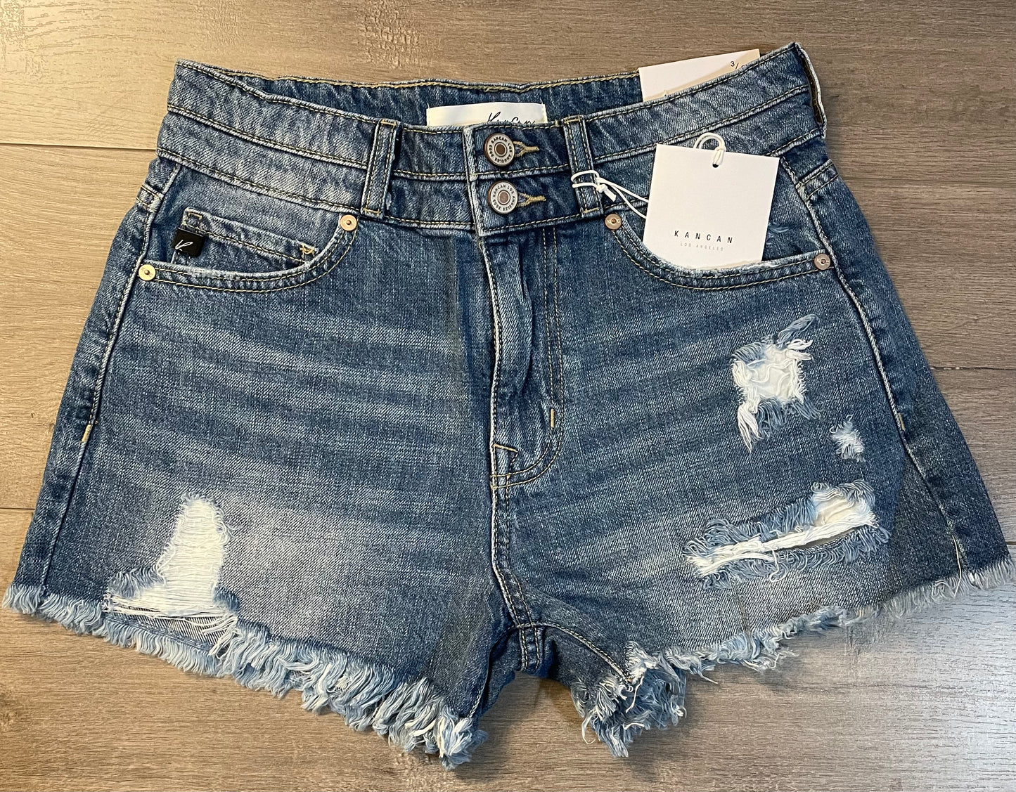 Kancan High Rise Mom Short