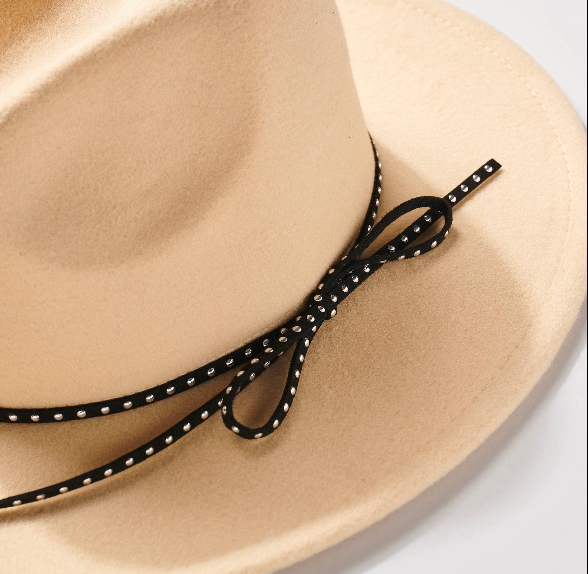 Felt Bow Fedora Hat